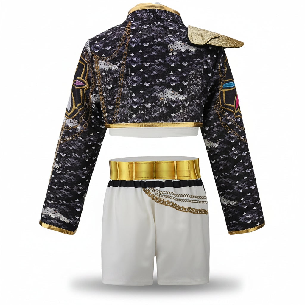 Halloween Costumes Girls Gold Dance Costume
