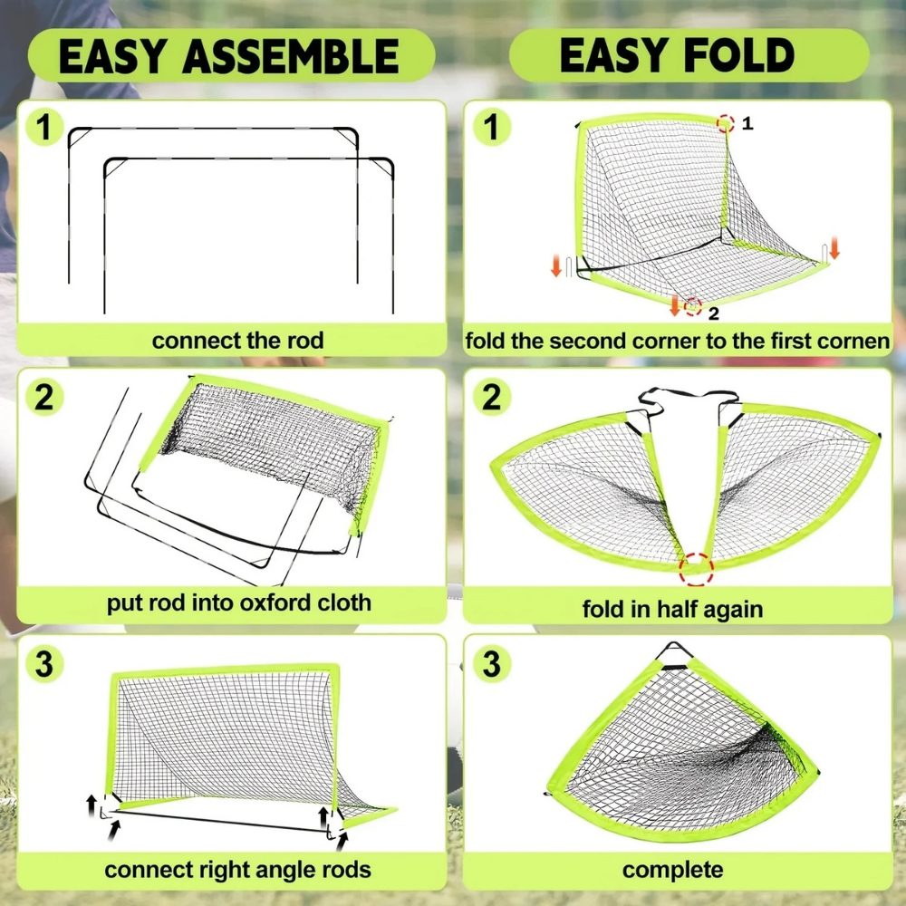 Portable Soccer Net Target Training Goal
