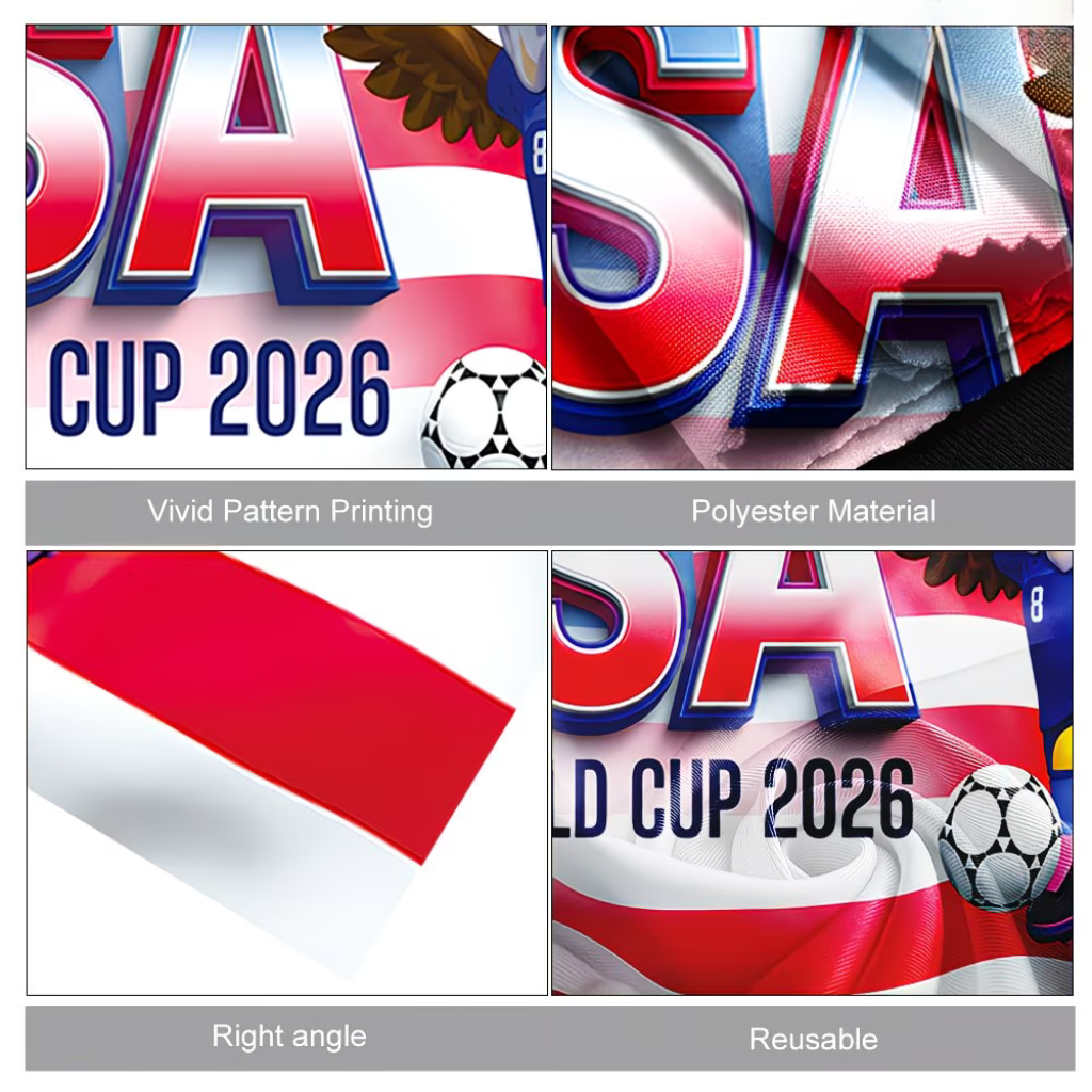USA Flag Soccer Fan Cape World Cup