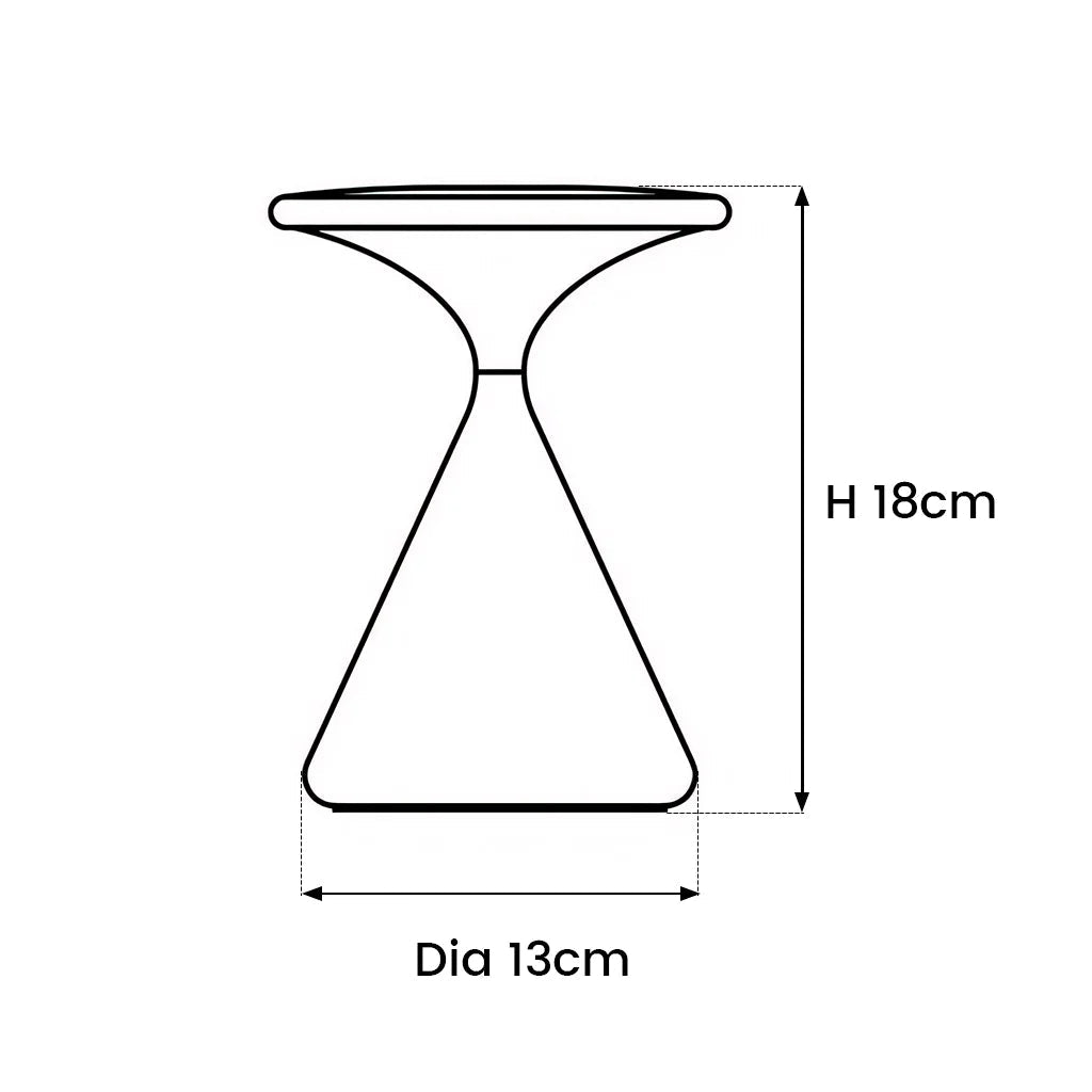 Aurora Wireless Table Lamp Hourglass Design