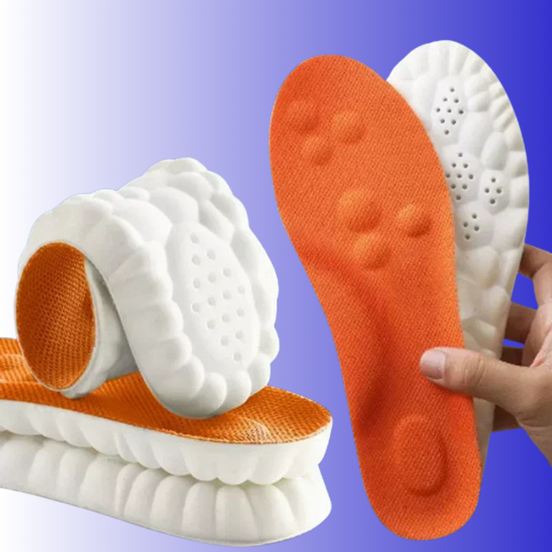 Massage Insoles Shock Absorbing Arch Support