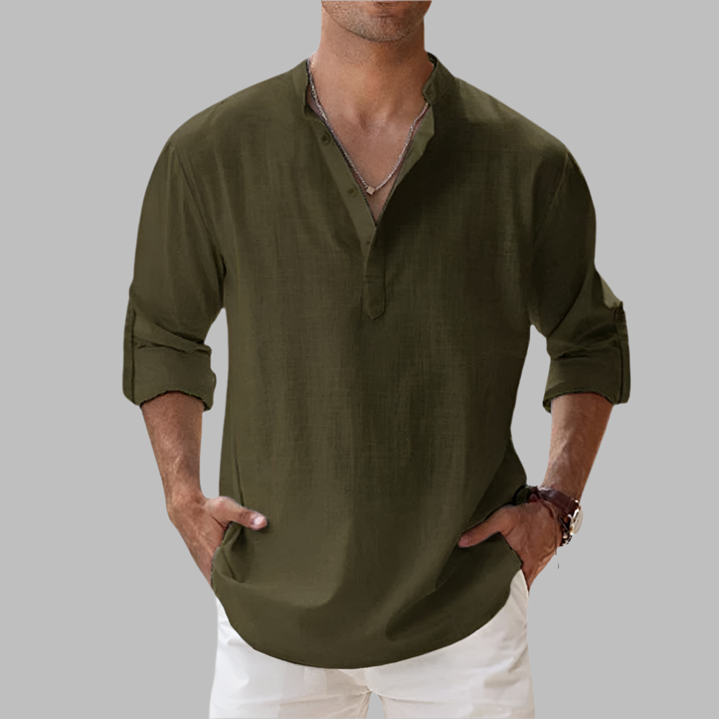 Men's Summer Shirt Relaxed Fit Casual Shirt