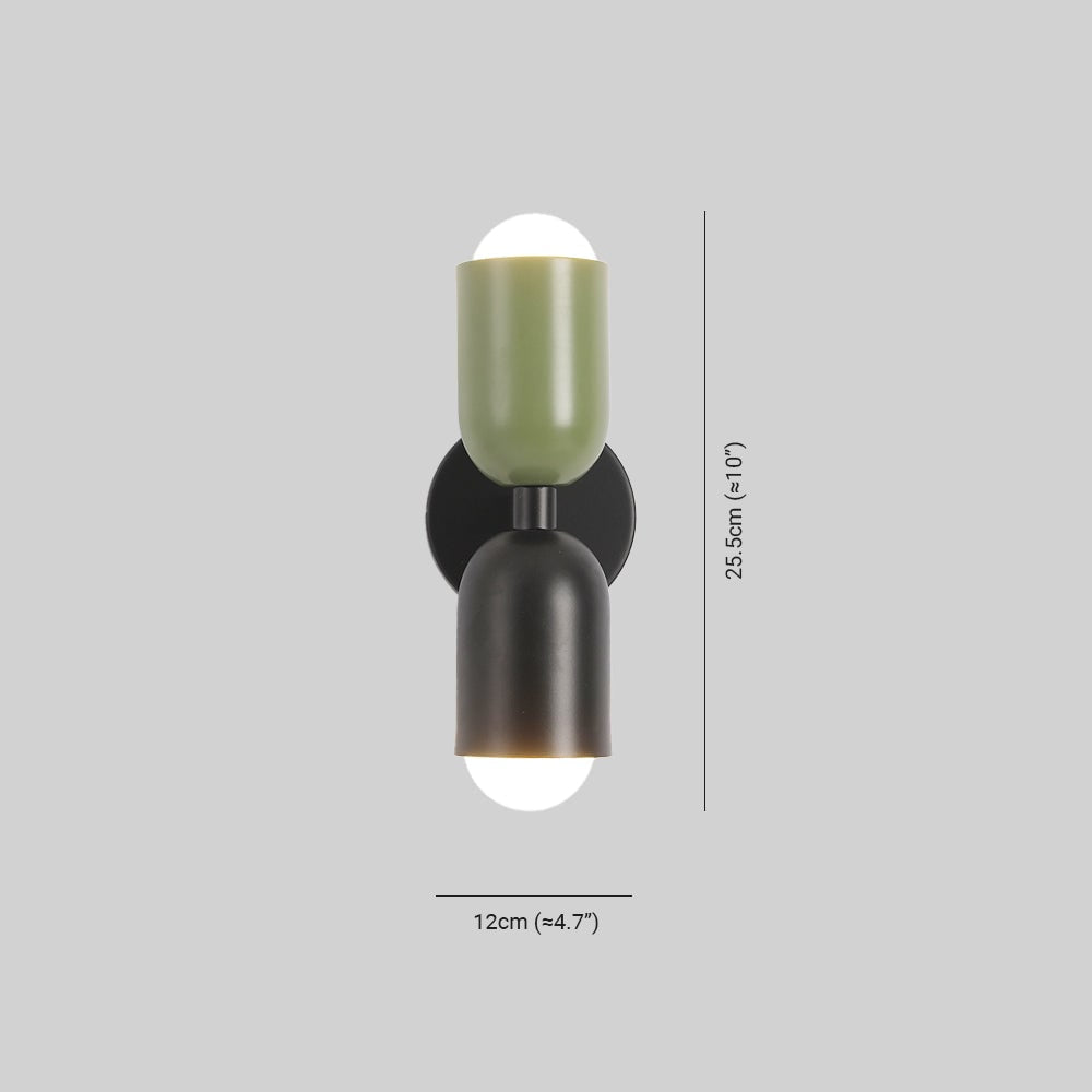 Modern Wall Lamp Indoor Lighting Dual Bulb