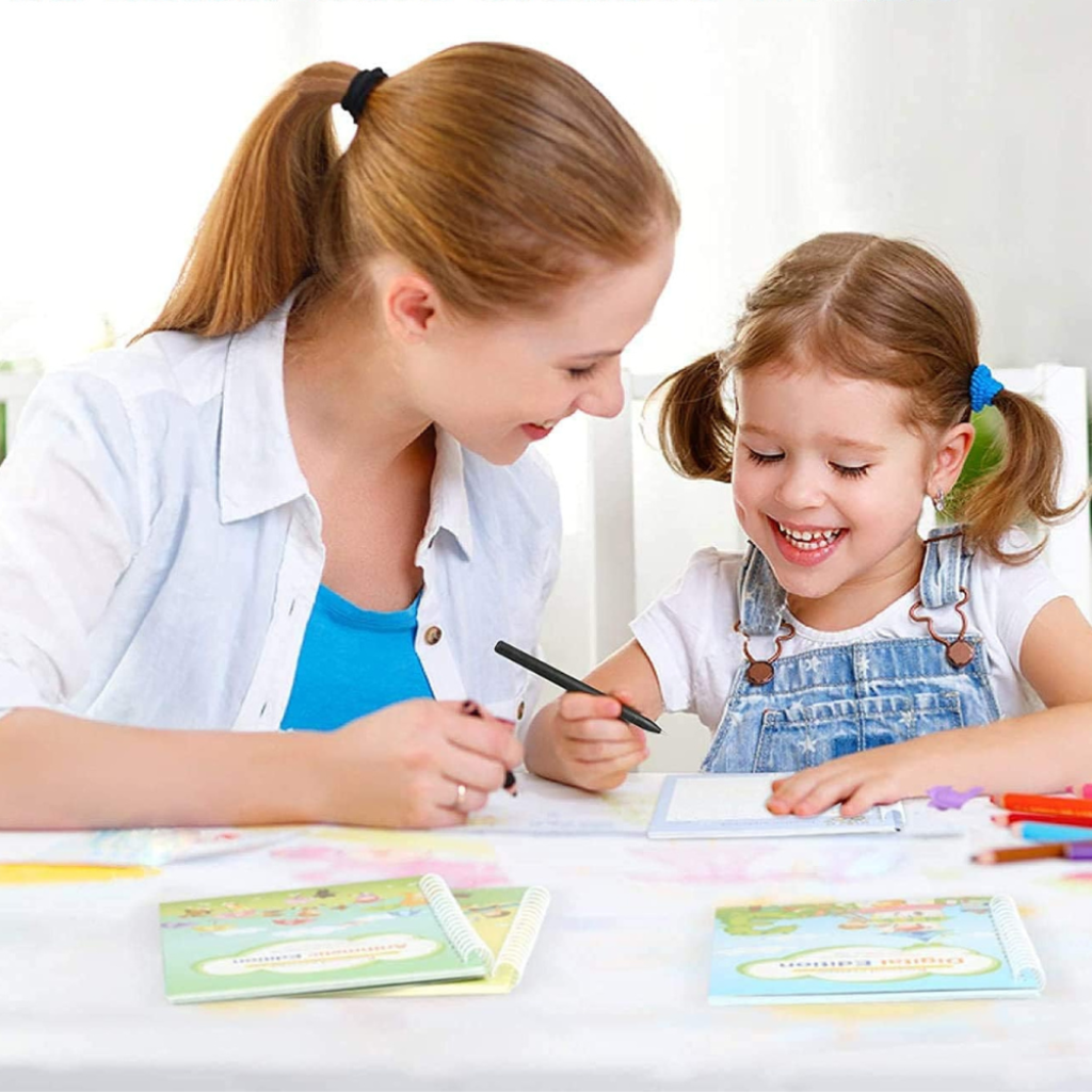 Practice Copybook Alphabet Number Drawing
