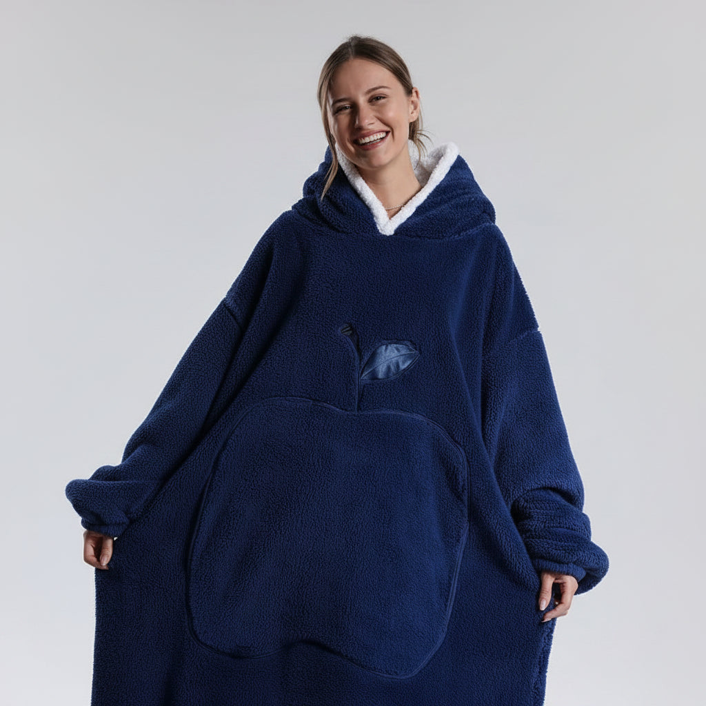Snuggie Wearable Blanket Hooded Cozy Winter