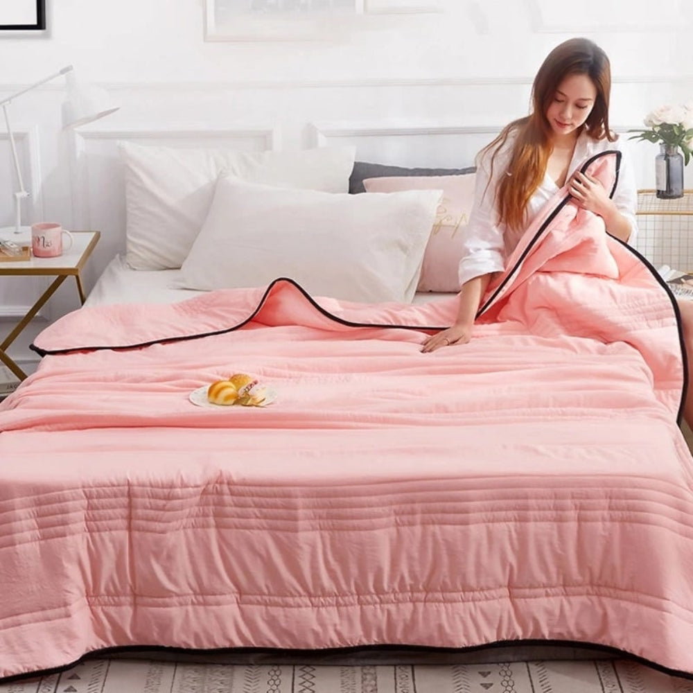 Soft Summer Cooling Blanket Gentle Skin Bed