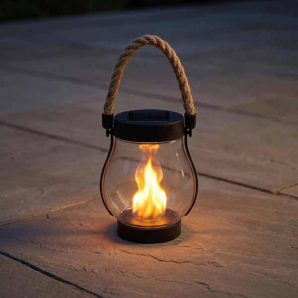 Solar Powered Lantern Outdoor Light Hanging
