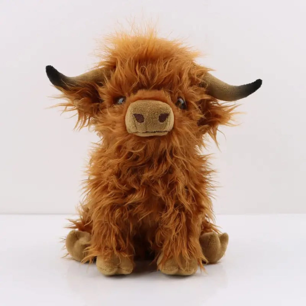 Stuffed Animal Plush Toy Highland Cow Soft