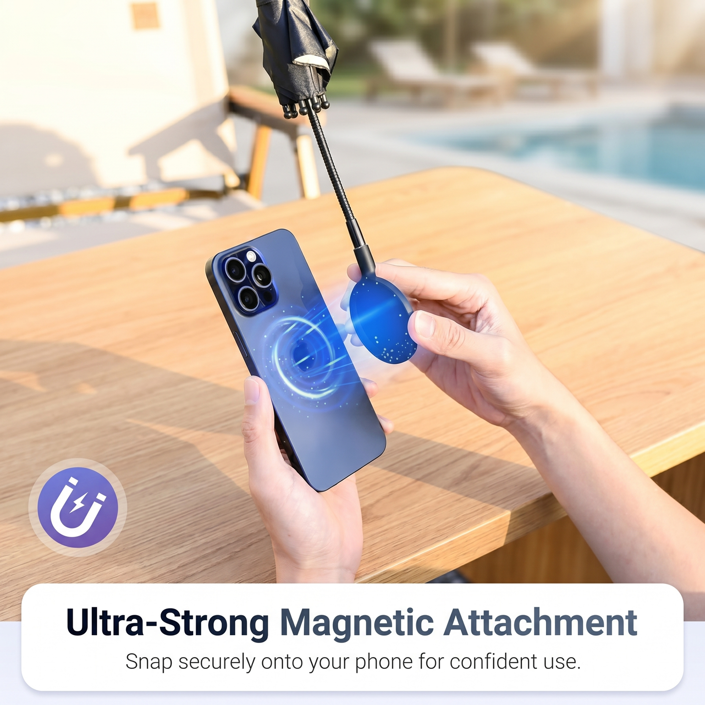 Sun Protection Phone Umbrella Adjustable