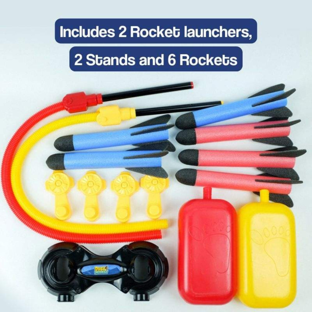 Toy Rocket Launcher Outdoor Fun Dual Action