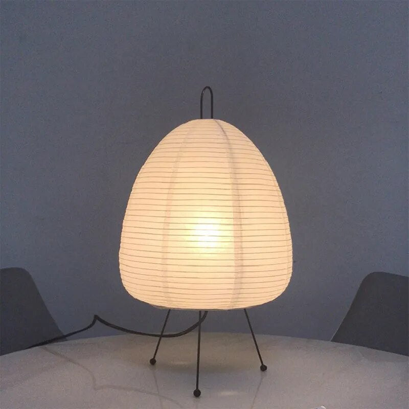Japanese Rice Paper Table Lamp Minimalist