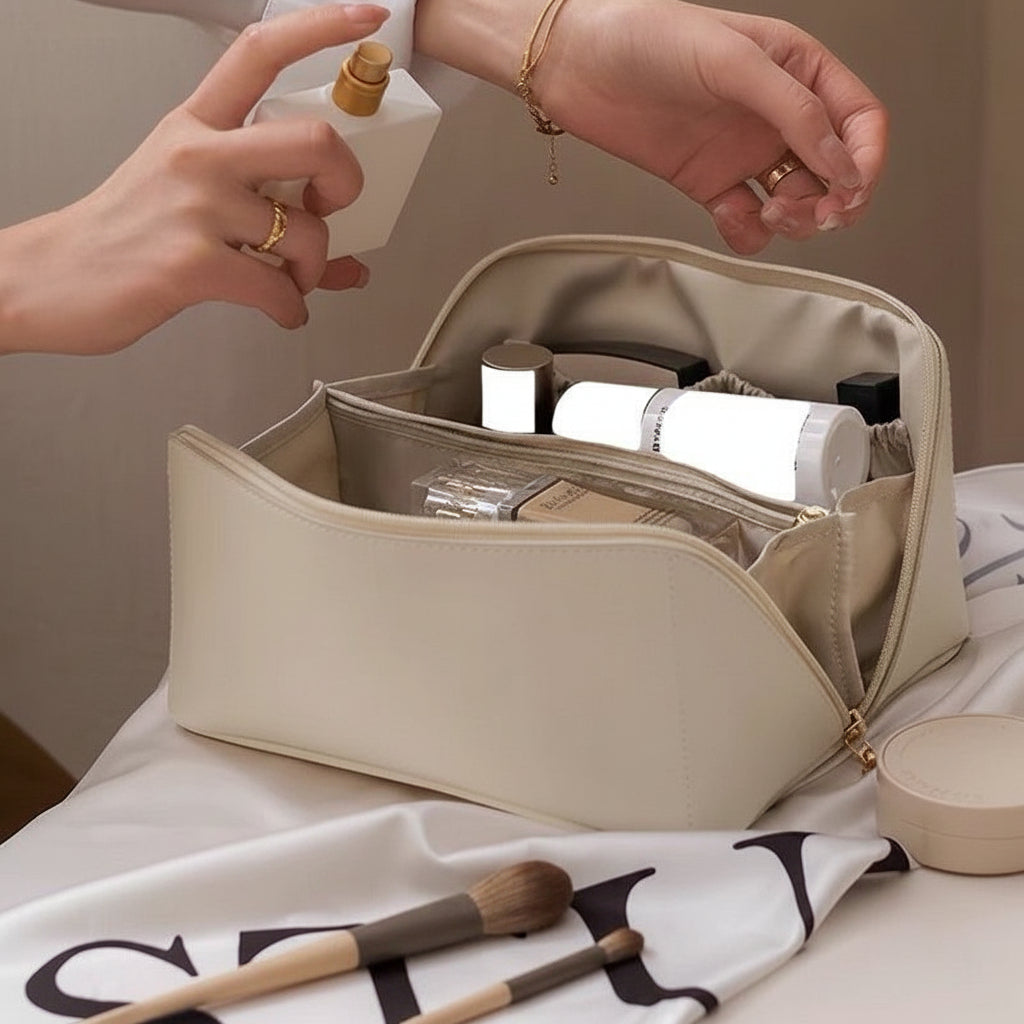 Makeup Bag Travel Cosmetic Organizer Large
