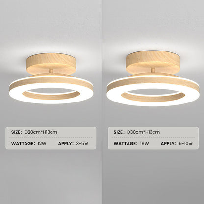Acrylic Round LED Ceiling Light Modern