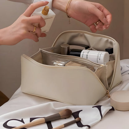 Makeup Bag Travel Organizer PU Shell