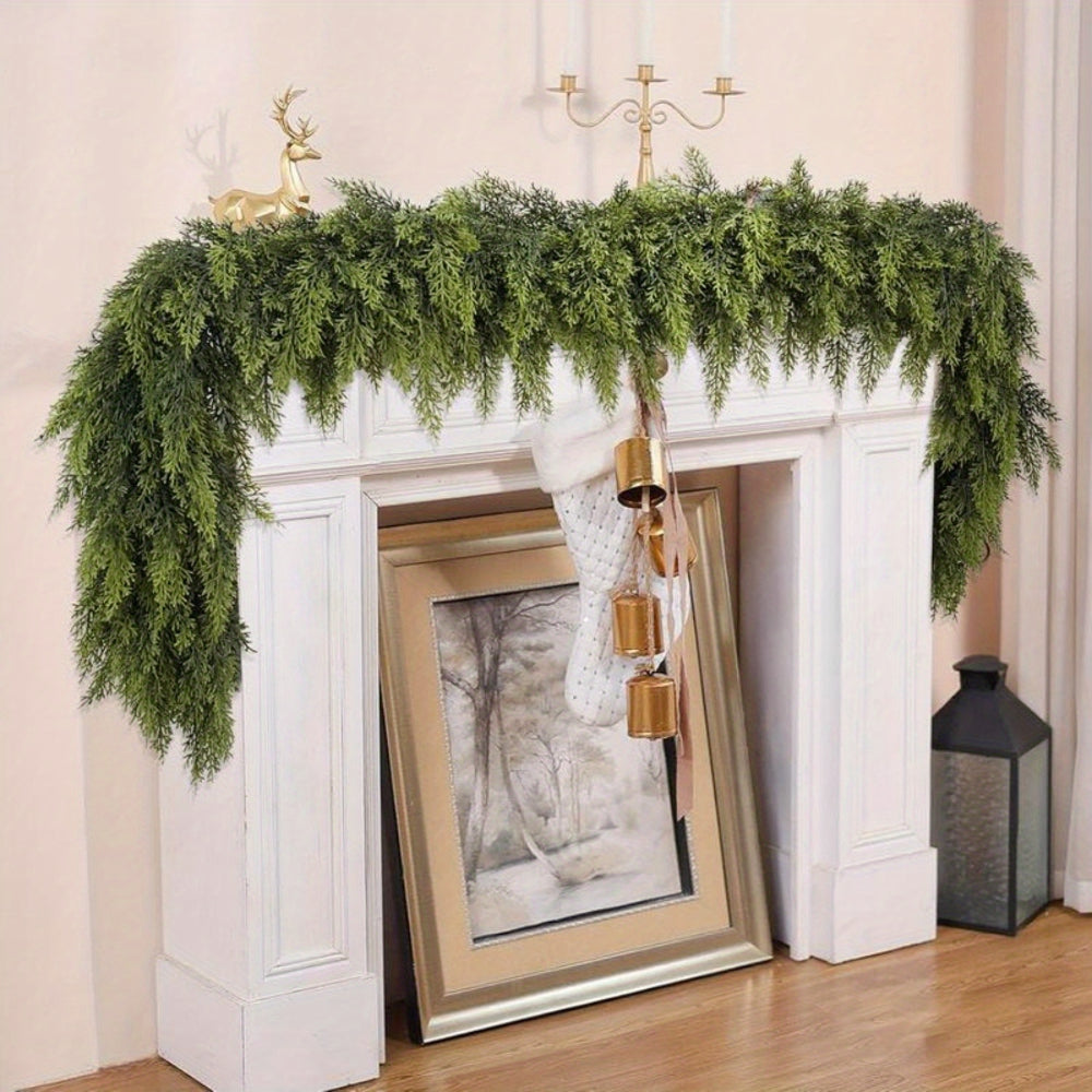 Christmas Garland Artificial Greenery Art