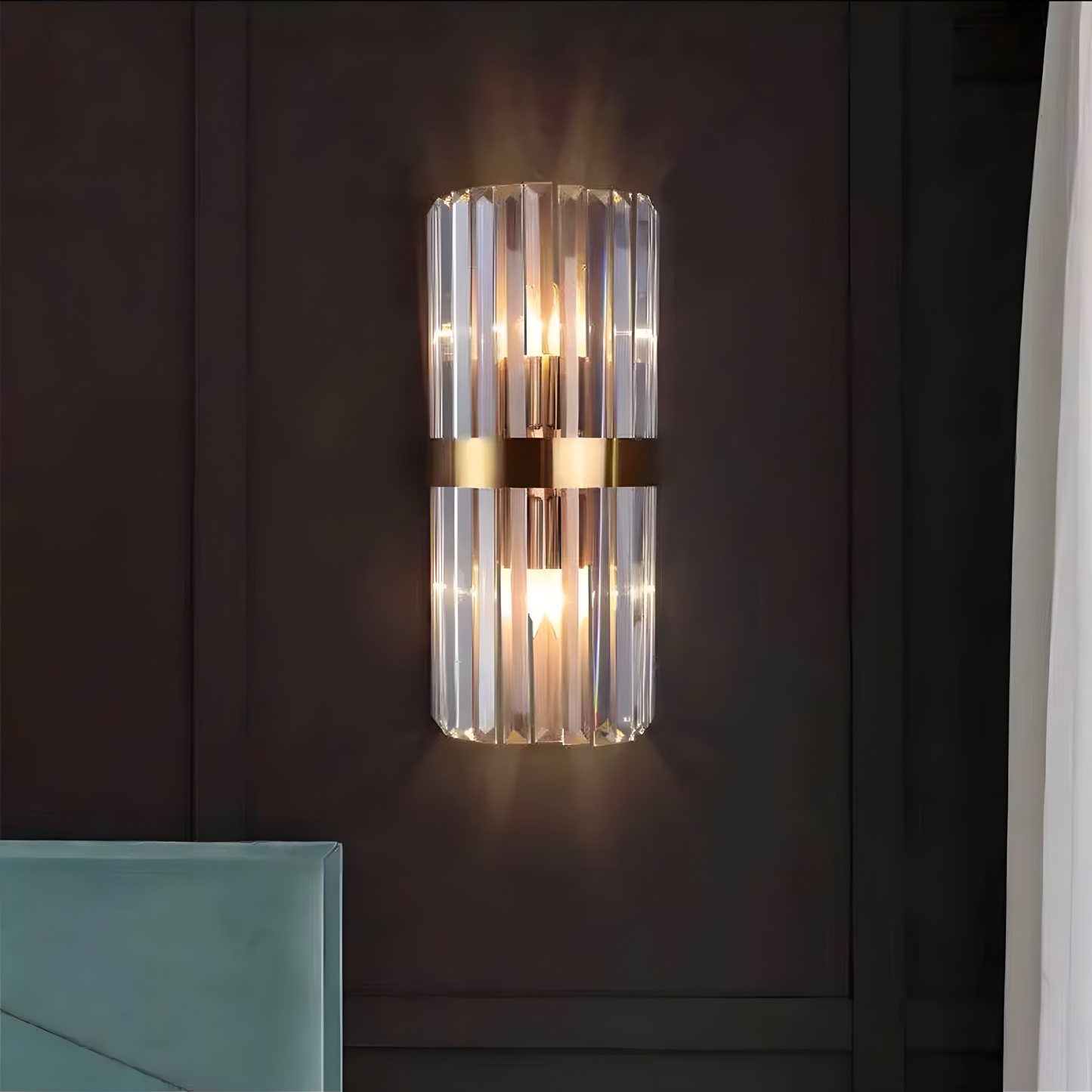 Crystal Wall Light Modern Luxury Stainless