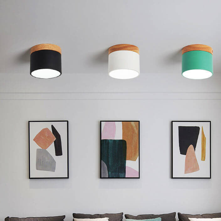 Scandinavian Macaron LED Ceiling Light
