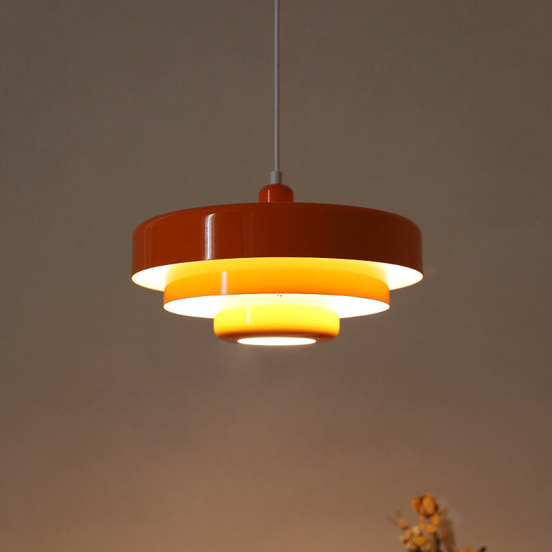 Nordic Vintage Multi Layered Pendant Lamp