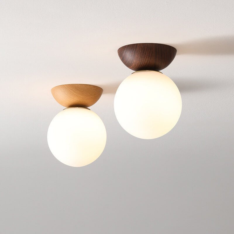 Japanese Style Ceiling Light Minimal Wood &