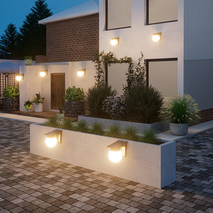 Solar Globe LED Wall Light Smart Dimmable