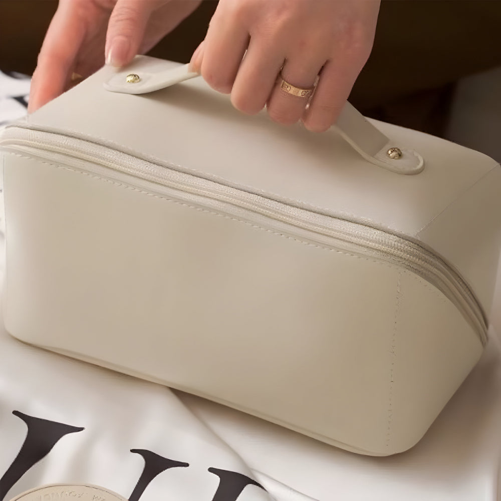 Makeup Bag Travel Organizer PU Shell
