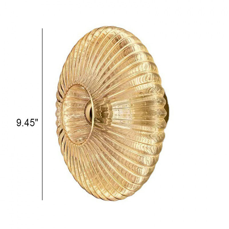 Nordic Vintage Glass Wall Sconce Striped