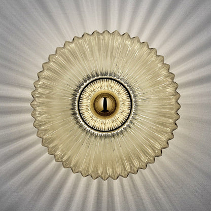 Nordic Vintage Glass Wall Sconce Striped