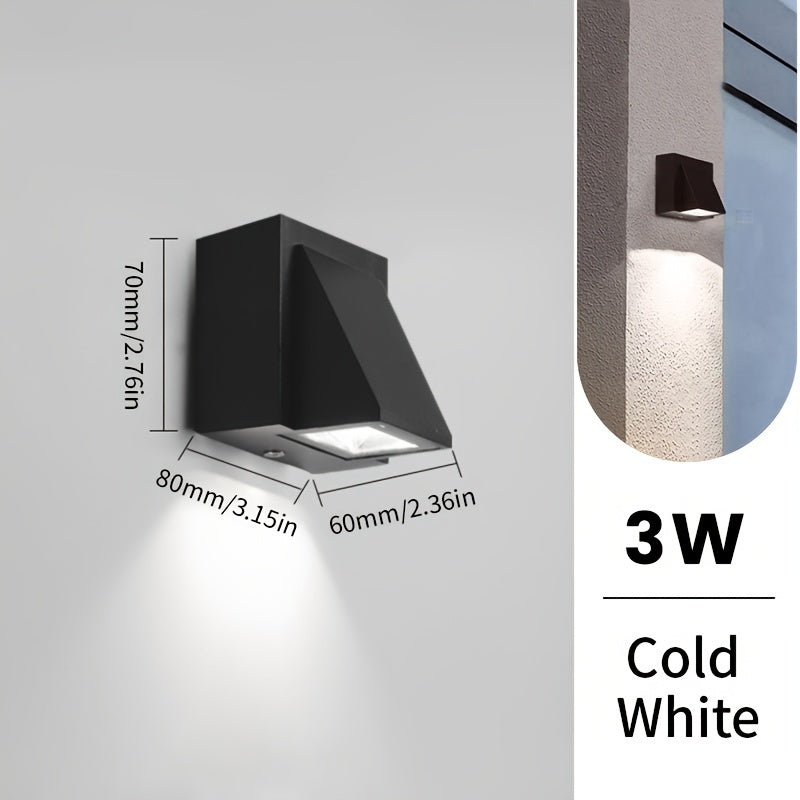 Modern LED Outdoor Wall Light 3W 6W