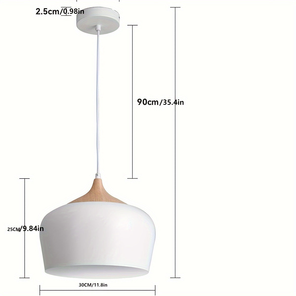 Modern Scandinavian Pendant Light Iron &