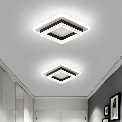 Square LED Ceiling Light Modern Flush Mount
