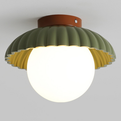 Iron Hallway Ceiling Light Modern Glass &