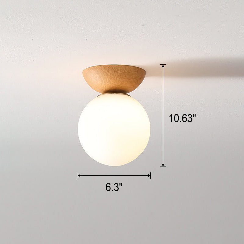 Japanese Style Ceiling Light Minimal Wood &