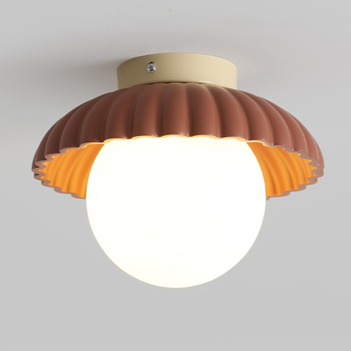 Iron Hallway Ceiling Light Modern Glass &
