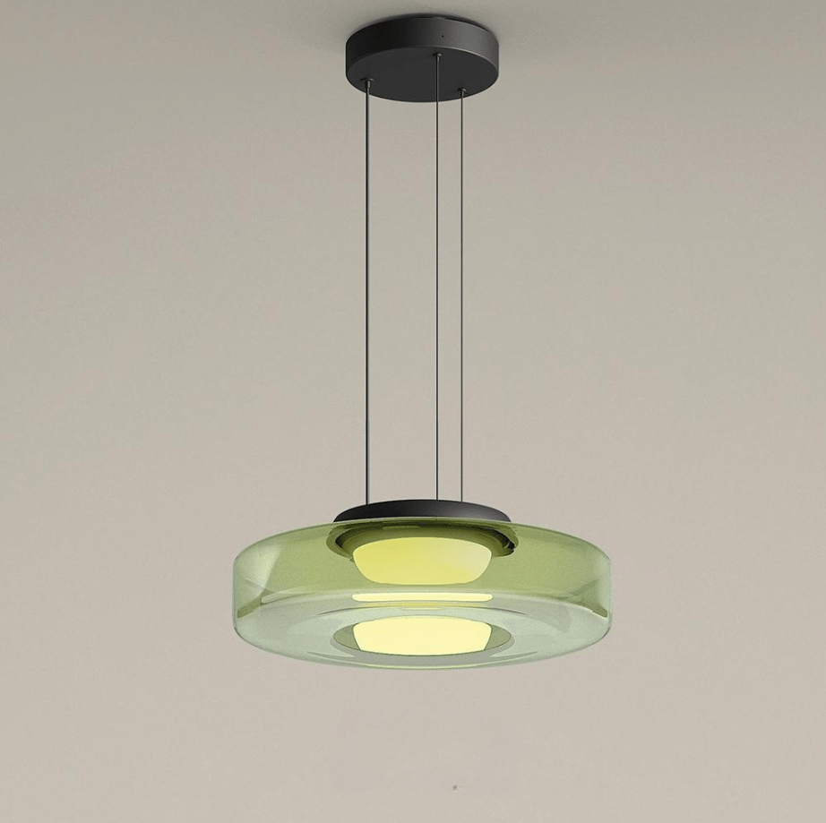 Bauhaus Glass Pendant Light Modern Layered