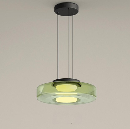 Bauhaus Glass Pendant Light Modern Layered