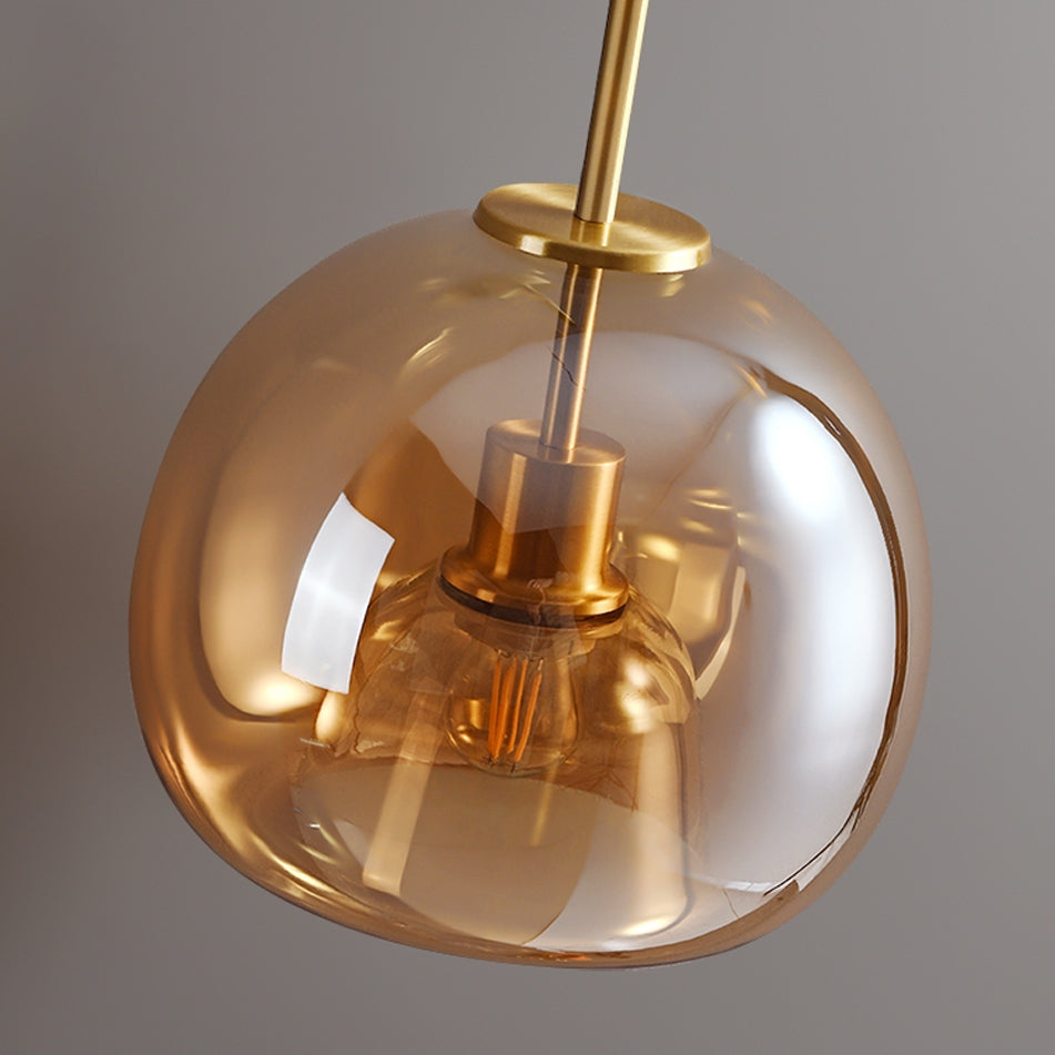 Vintage Bubble Glass Ceiling Light Retro