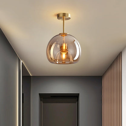 Vintage Bubble Glass Ceiling Light Retro