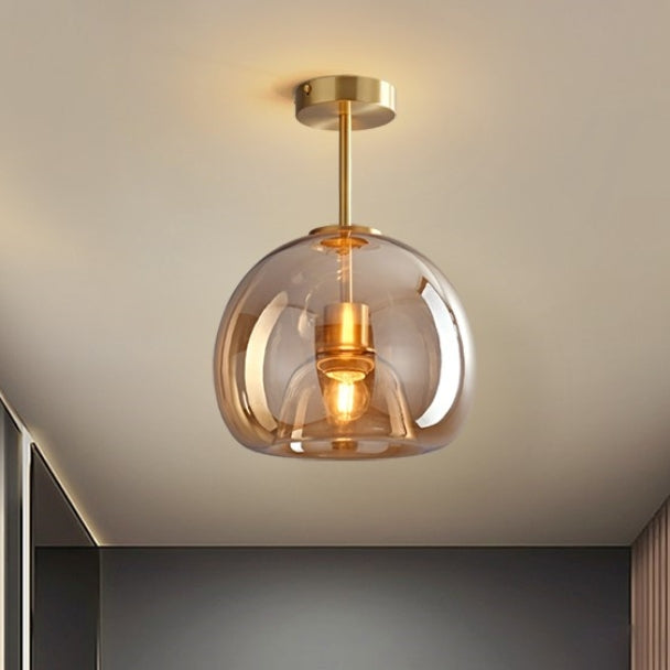 Vintage Bubble Glass Ceiling Light Retro