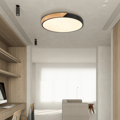 LED Ceiling Light Modern Nordic Wooden