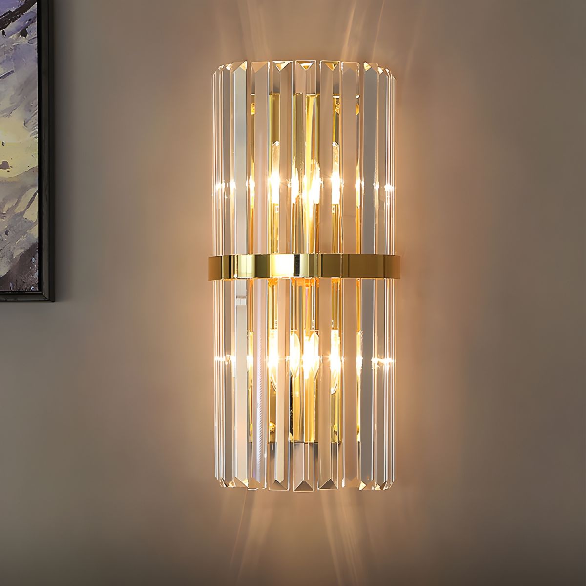 Crystal Wall Light Modern Luxury Stainless
