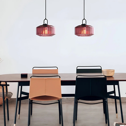 Mireta Glass Pendant Light Retro Coloured