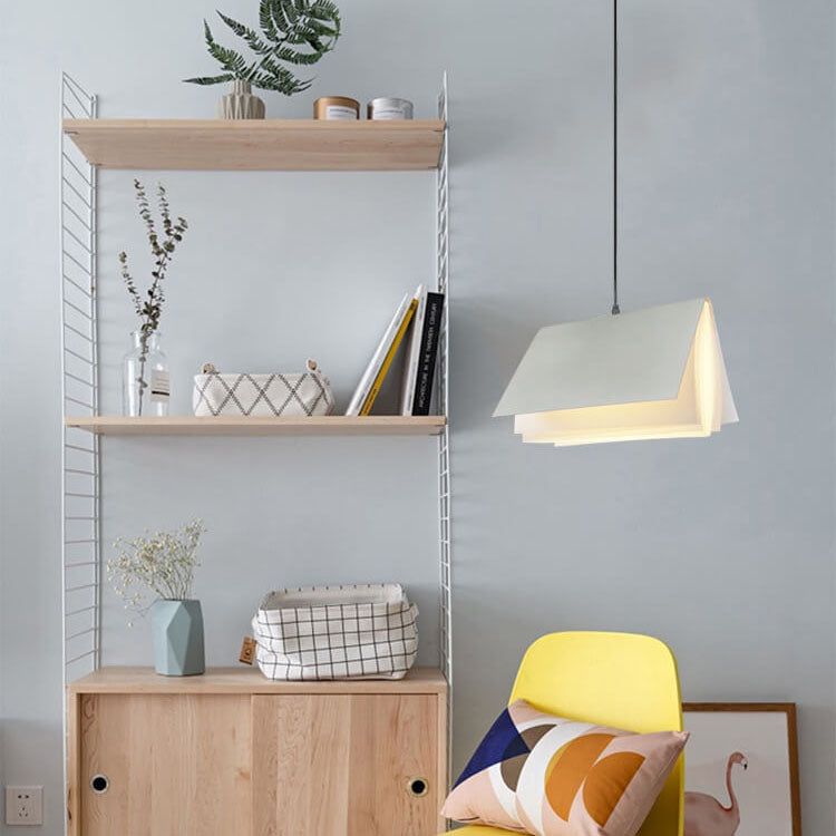 Flying Book Pendant Light Modern Book