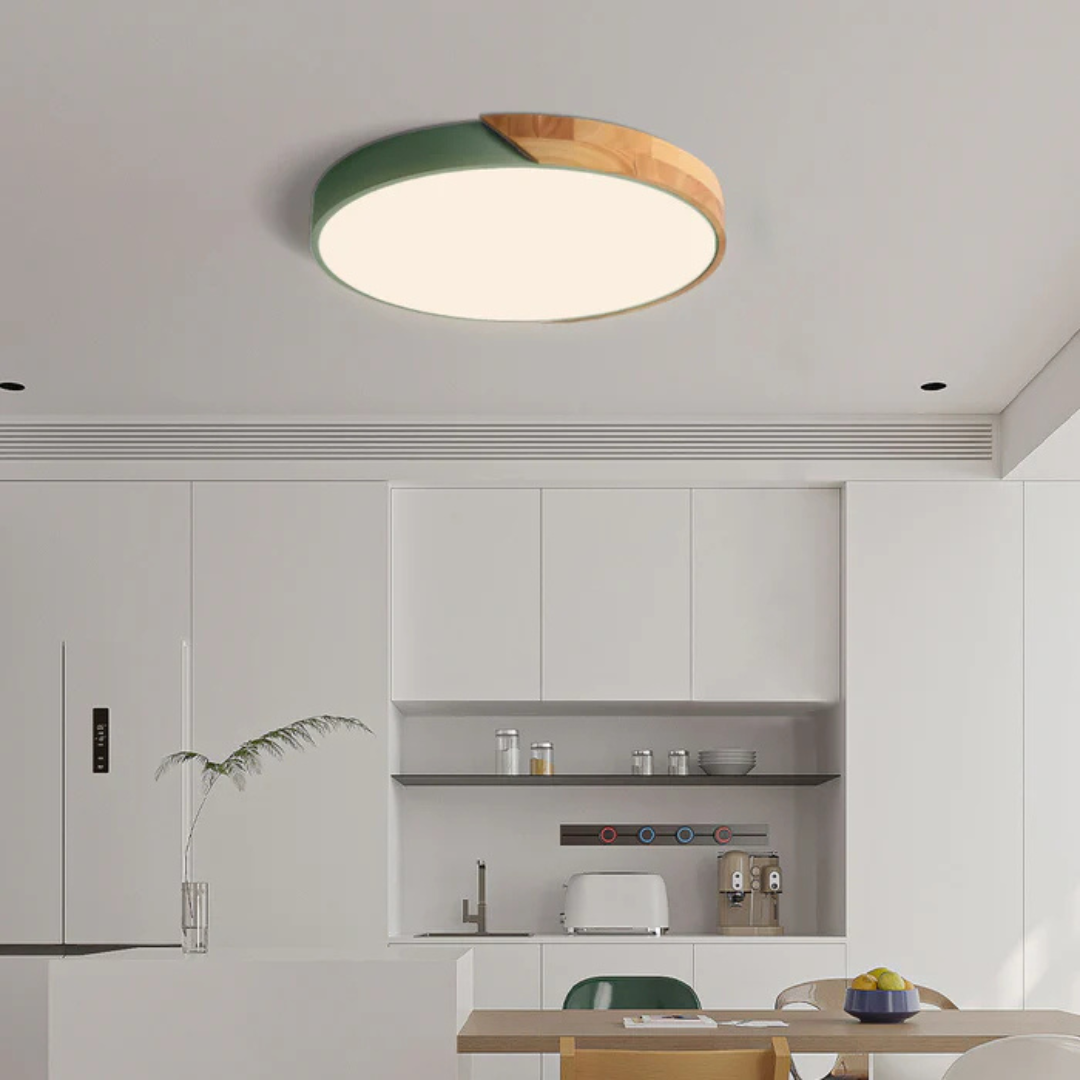 LED Ceiling Light Modern Nordic Wooden