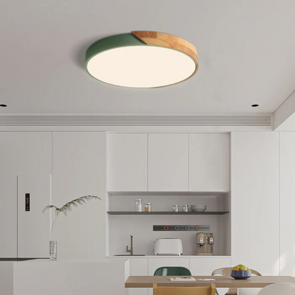 LED Ceiling Light Modern Nordic Wooden