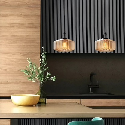 Mireta Glass Pendant Light Retro Coloured