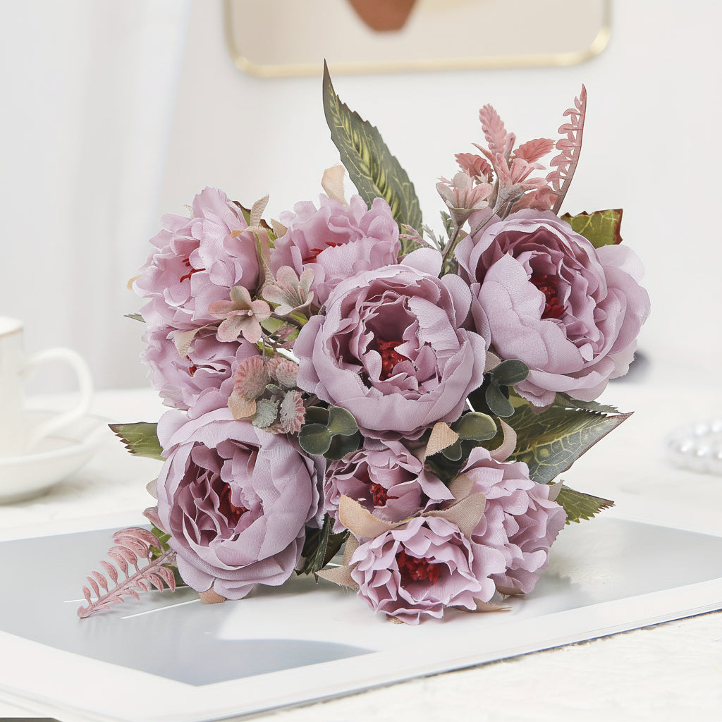 Flower Bouquet Mothers Day Gift Artificial