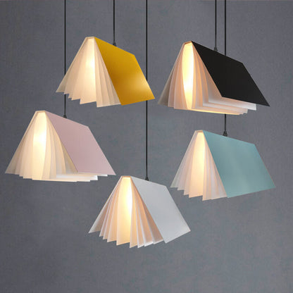 Flying Book Pendant Light Modern Book