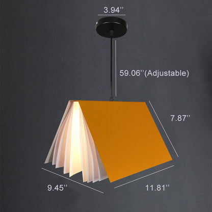 Flying Book Pendant Light Modern Book