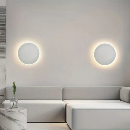 Minimalist Round LED Wall Light Modern