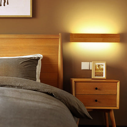 Modern Wooden LED Wall Lamp Minimalist